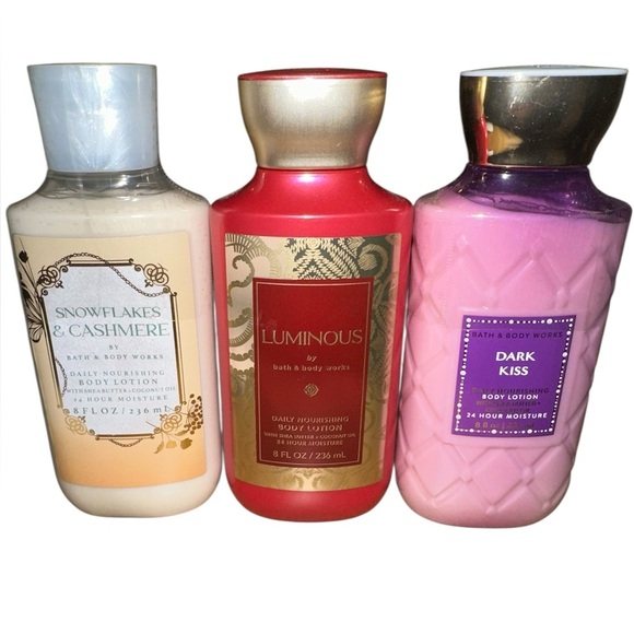 Bath & Body Works Other - Bath & Body Works Moisturizer Trio - Cream, Red, Pink
